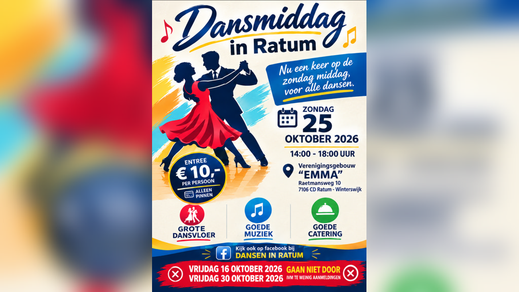 Dansmiddag in Ratum in de Achterhoek